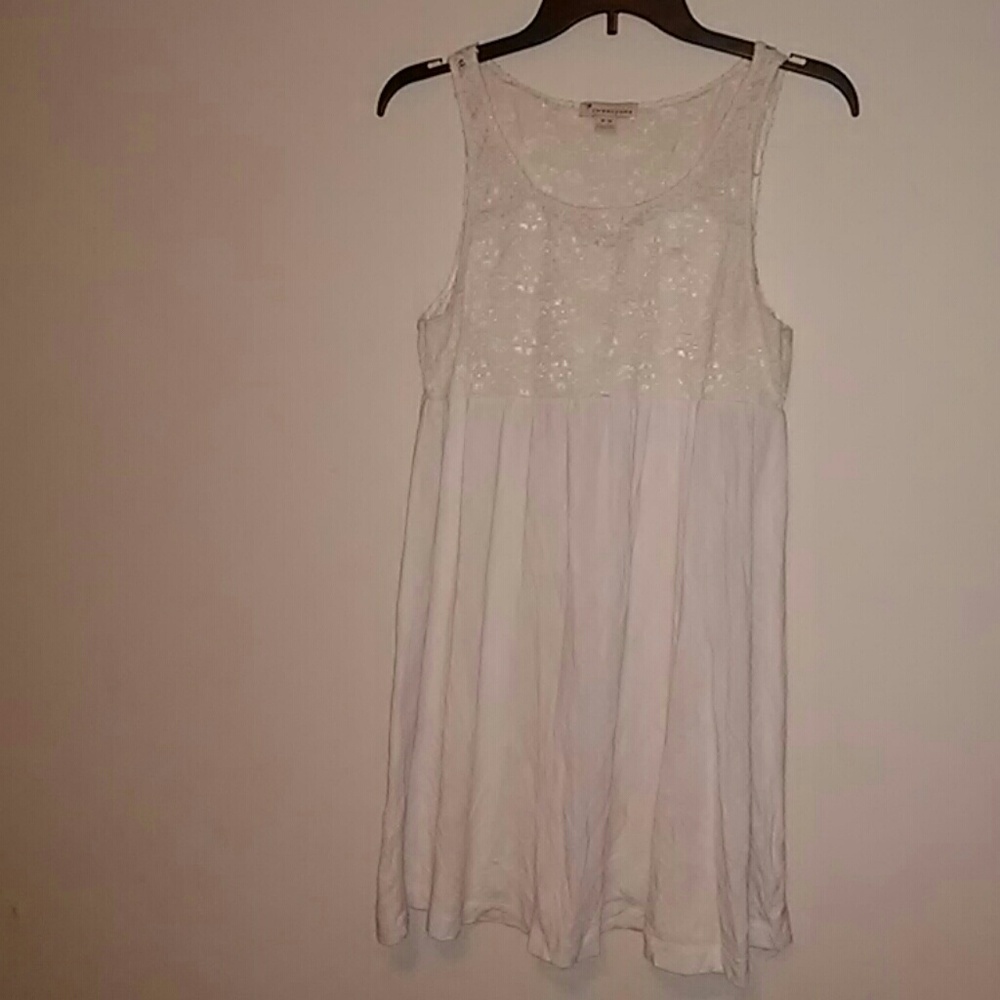 Twenty one white lace & cotton dress